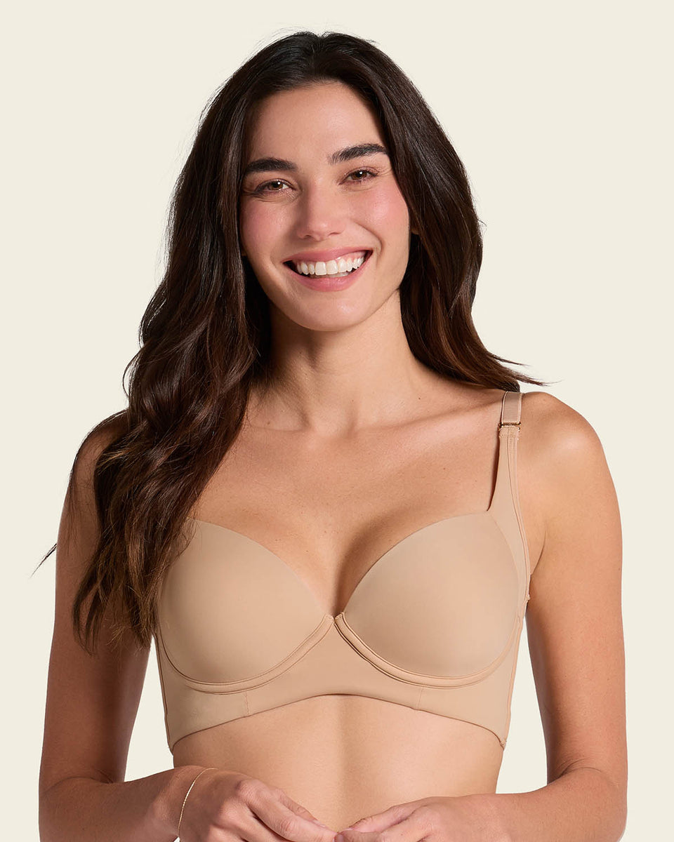 Sujetador de push up suave y cubrimiento alto en sisa y espalda Cover Bra