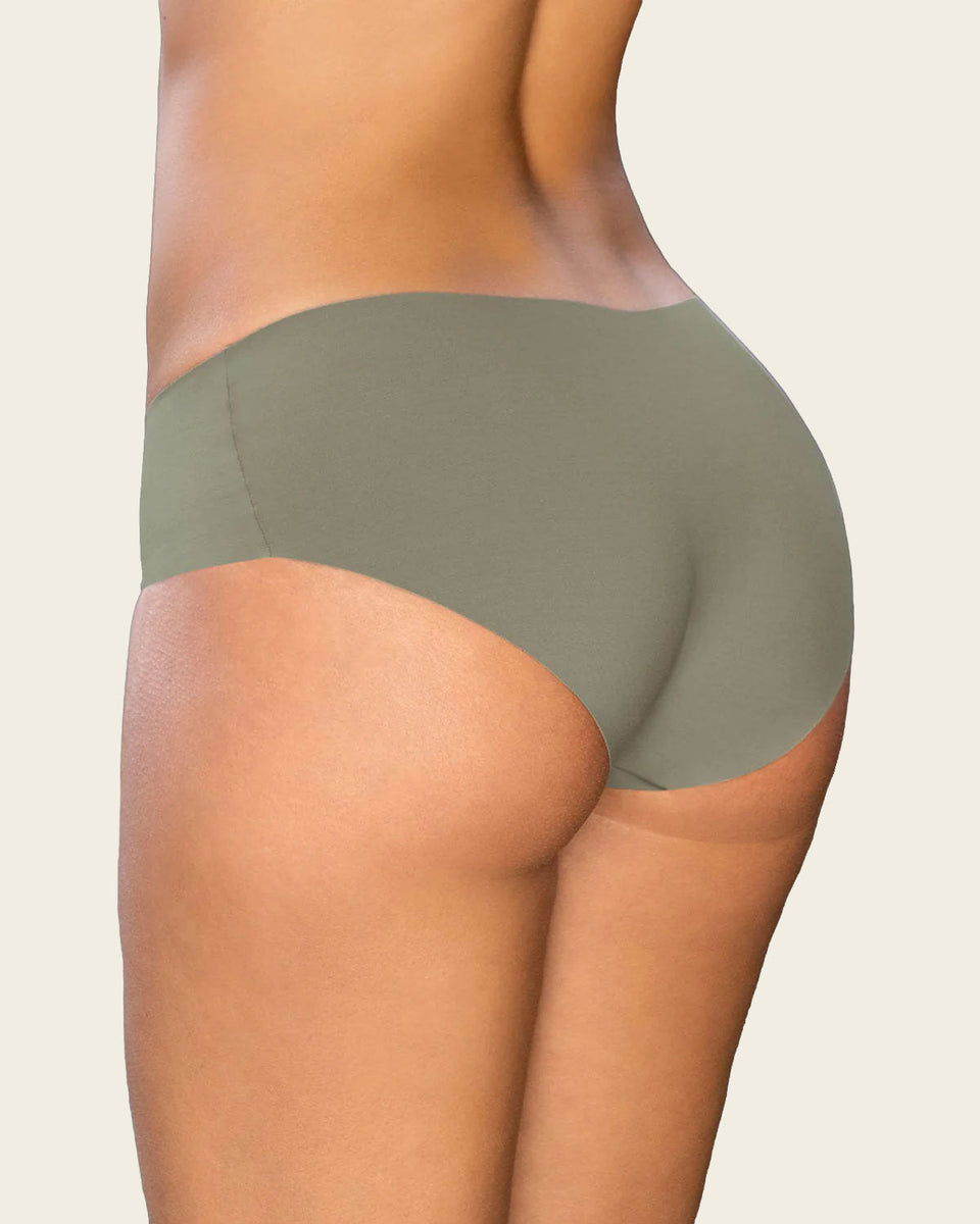 Braga culotte invisible ultraplano sin elásticos y de pocas costuras