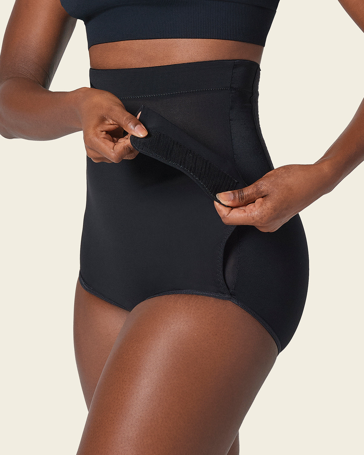 Express Body Contour High Compression V-Wire Long Sleeve Bodysuit Black  Women's S