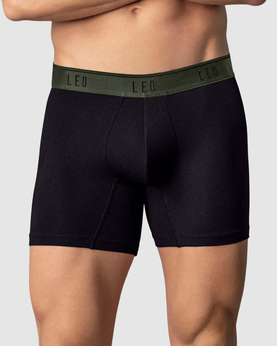 Bóxer medio diseño ergonómico ultrafresco y cómodo