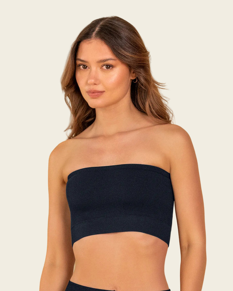 Top sin tirantes sin costuras