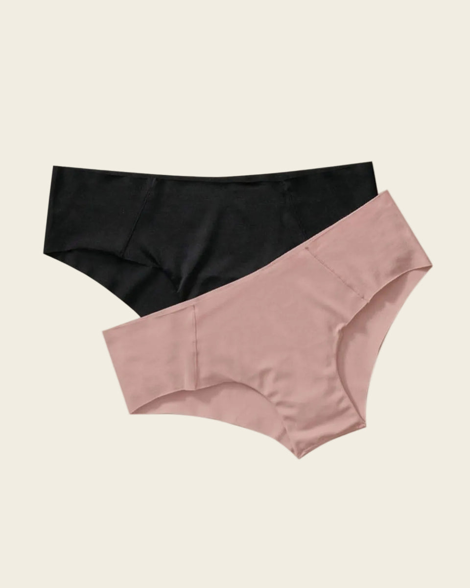 Paquete x 2 culottes invisibles ultracómodos de tiro bajo