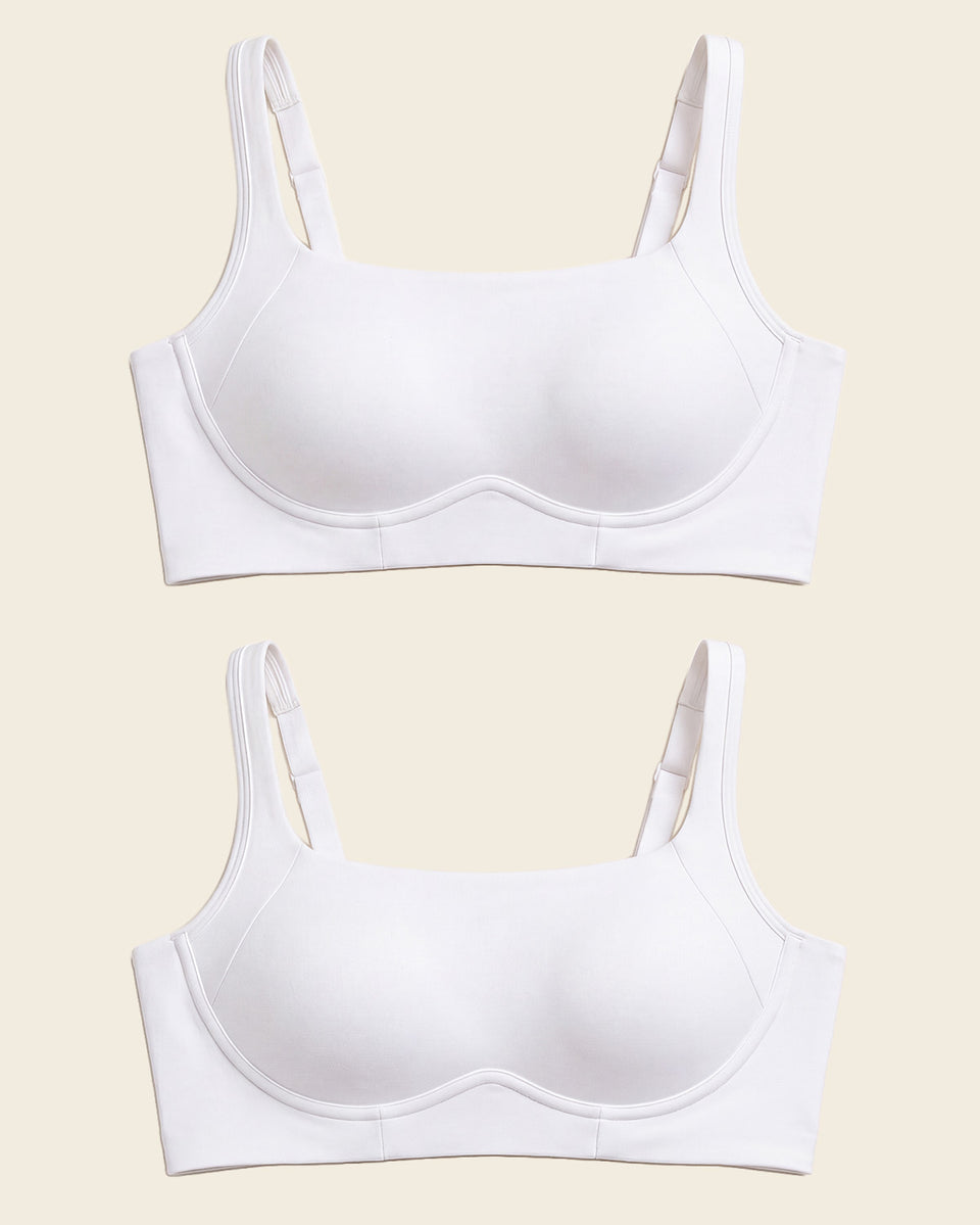 Paquete x 2 sujetadores sin aro ultracómodos de alto soporte y cubrimiento Everyday Bra