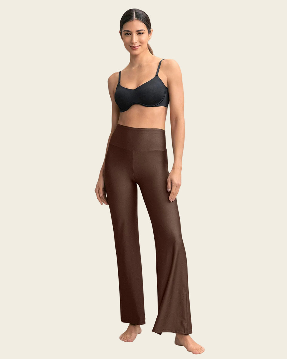 Legging bota recta con compresión de abdomen