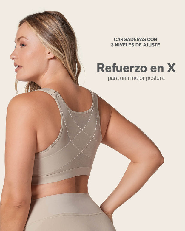 Sujetador facilitador de postura con control de volumen del pecho multi/functional#all_variants