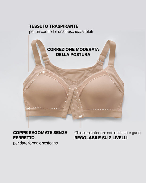 Sujetador facilitador de postura con copas en espuma multibenefit#all_variants