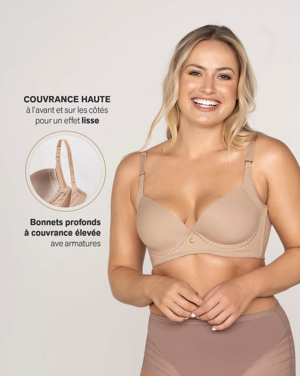 Paquete x 2 sujetadores de push up suave y buen cubrimiento en sisa y espalda Cover Bra#all_variants