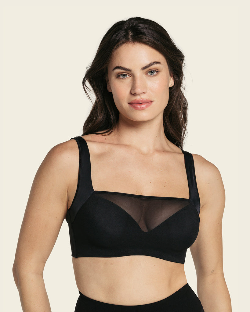 Smart Fusion mesh front contouring bra