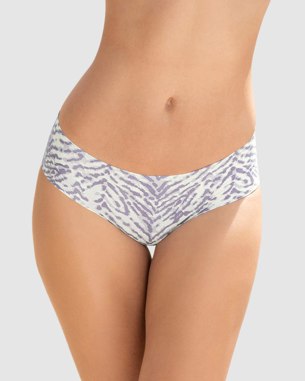 Braga culotte invisible ultraplano sin elásticos y de pocas costuras#color_b24-estampado-lineas