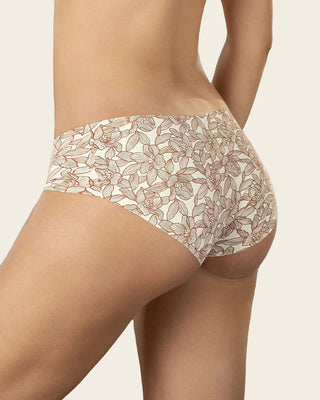 Braga culotte invisible ultraplano sin elásticos y de pocas costuras#color_b94-marfil-estampado