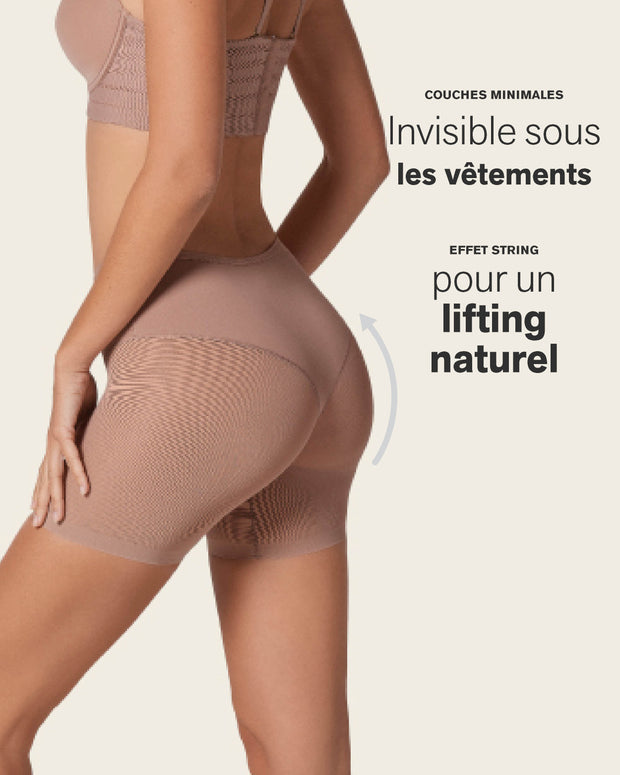 Braga faja invisible de control moderado efecto tanga#color_857-habano