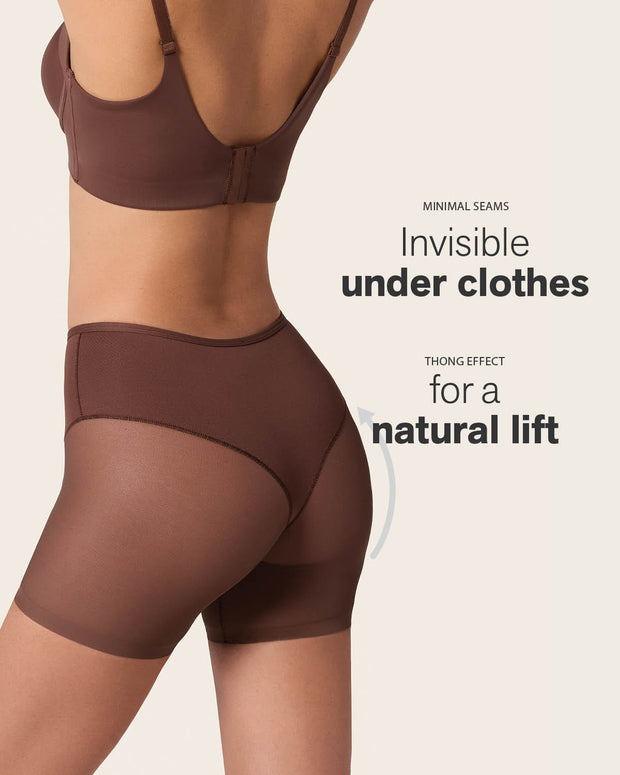 Braga faja invisible de control moderado efecto tanga#color_857-habano