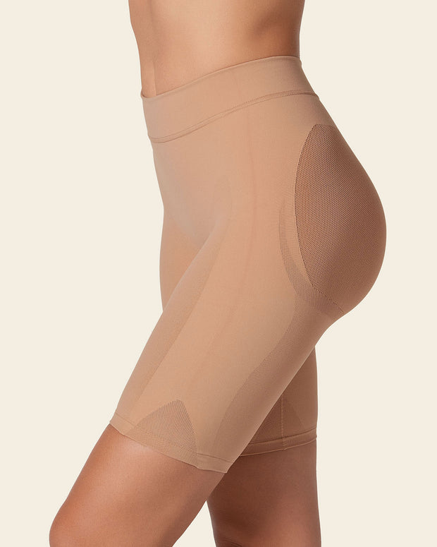 Braga faja seamless con efecto levanta glúteos#color_852-beige