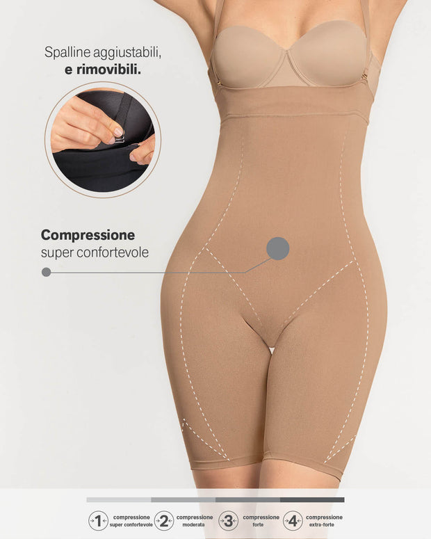Braga faja media pierna invisible levanta glúteos#all_variants