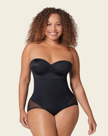 Braga faja invisible de tiro alto y control de abdomen#color_700-negro