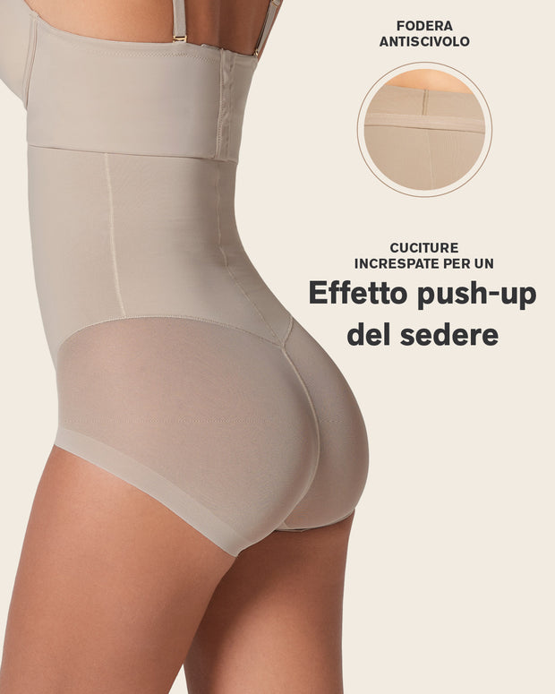 Braga faja invisible de tiro alto y control de abdomen#color_802-habano-claro
