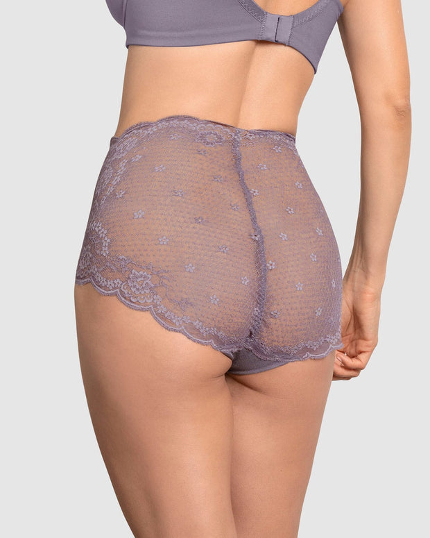 Braga clásica en encaje techno-lace#color_707-morado