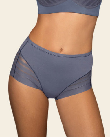 Moderat formende Shaping Panty mit transparenten Tülleinsätzen