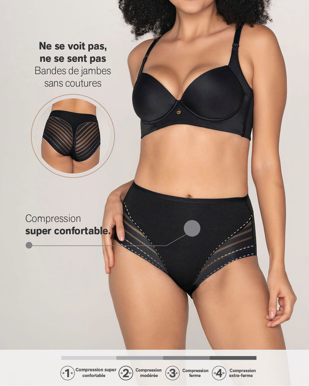 Braga faja clásica con control moderado de abdomen y bandas en tul#all_variants