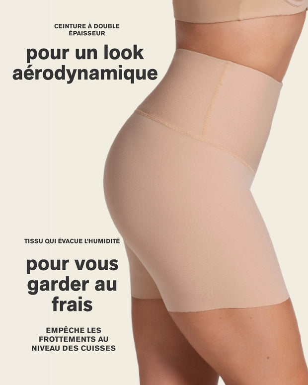 Short de control de abdomen y cintura que disimula la celulitis#color_802-habano-claro