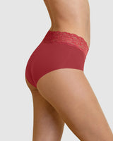 Braga culotte en tela ultraliviana con franja de encaje#color_336-rojo