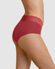 Braga culotte en tela ultraliviana con franja de encaje#color_336-rojo