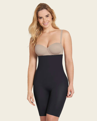 Braga faja de tiro alto con control moderado en abdomen y cintura#color_700-negro