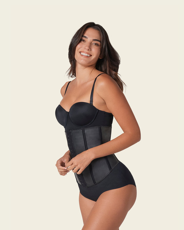 Faja cinturilla de control extrafuerte en látex#color_700-negro