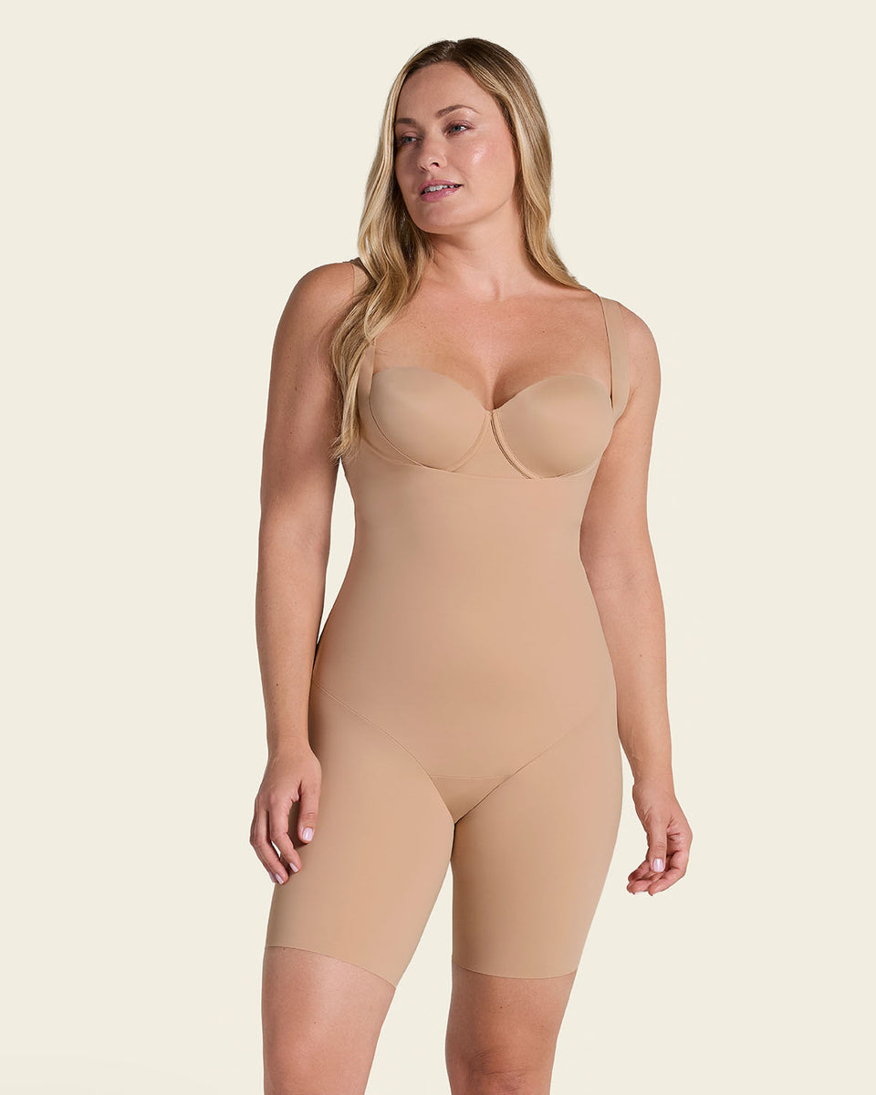 Body pecho libre ultraliviano de control fuerte
