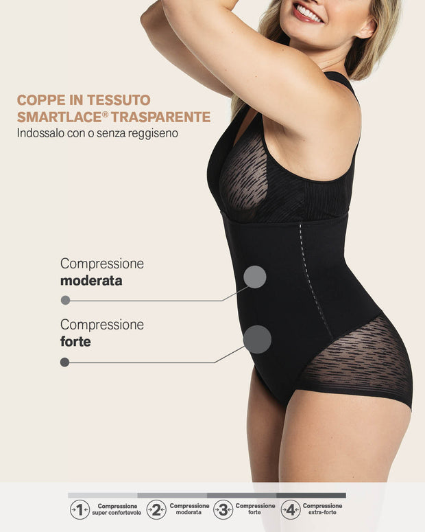 Faja tipo body con bralette incorporado con control de abdomen#all_variants