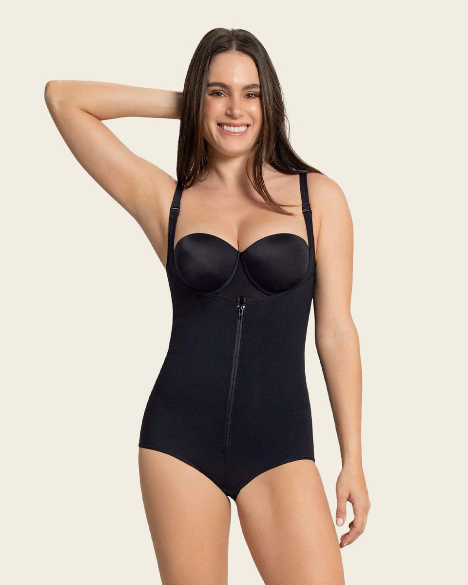 Faja body de control fuerte con cortes efecto levanta glúteos