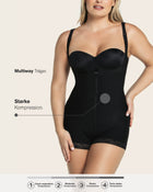 Faja estilo body reductor de medidas con realce de glúteos