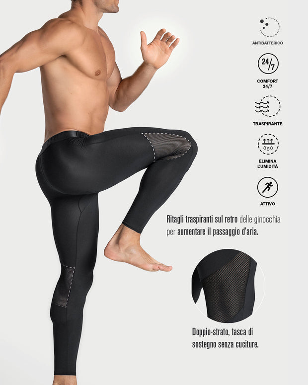 Paquete x 5 licras deportivas en microfibra con mallas transpirables para hombre#all_variants