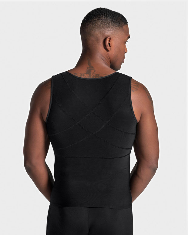 Chaleco masculino de compresión en powerslim#color_700-negro