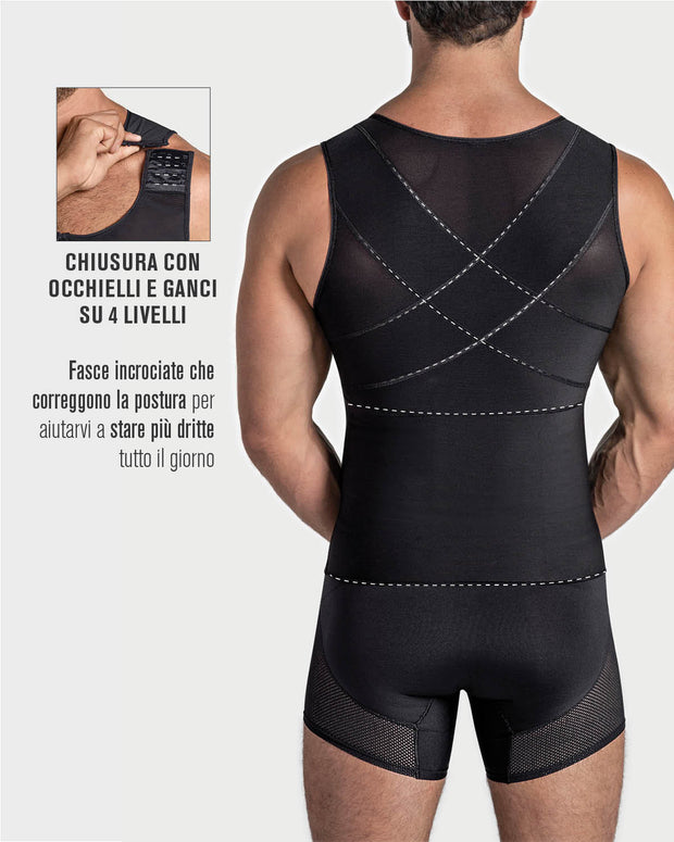 Faja postquirúgica para hombre de máxima compresión#all_variants