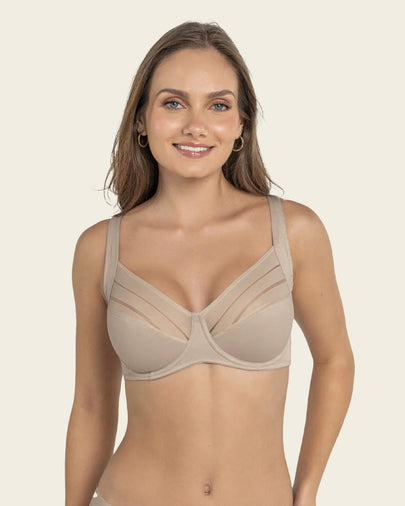 Sujetador de buen cubrimiento ideal para pecho pesado natural support#color_802-habano-claro