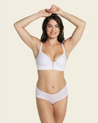 Sujetador memory bustier triangular de push-up alto y buen cubrimiento