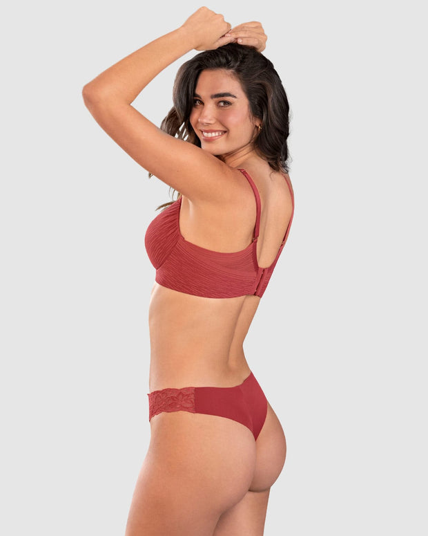 Sujetador con cubrimiento total del pecho comfort fit#color_391-rojo-coral