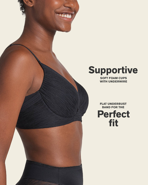 Sujetador con cubrimiento total del pecho comfort fit#color_700-negro