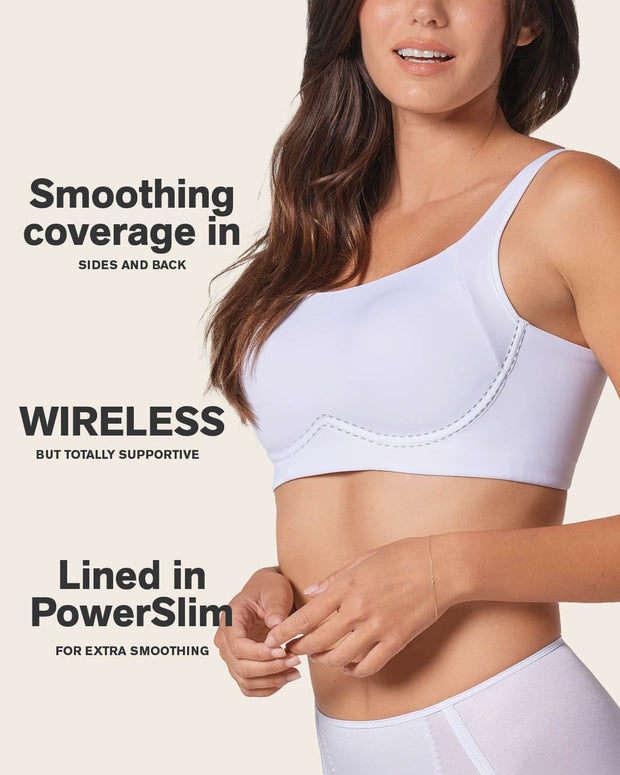 Sujetador sin aro ultracomodo de alto soporte y cubrimiento everyday bra#color_000-blanco