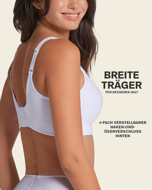 Sujetador sin aro ultracomodo de alto soporte y cubrimiento everyday bra#color_000-blanco
