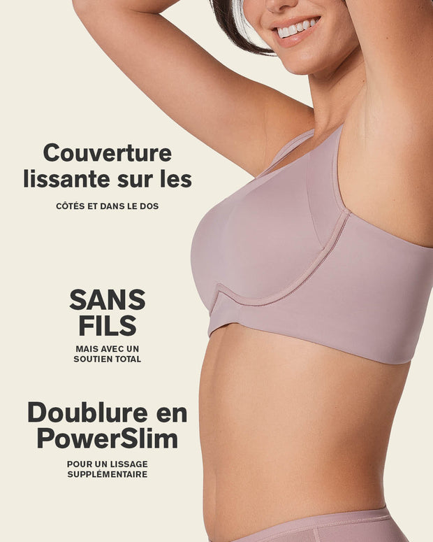 Sujetador sin aro ultracomodo de alto soporte y cubrimiento everyday bra#color_281-palo-de-rosa
