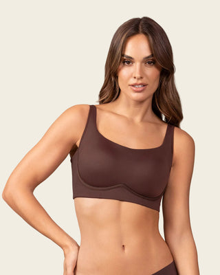 Sujetador sin aro ultracomodo de alto soporte y cubrimiento everyday bra#color_c56-cocoa