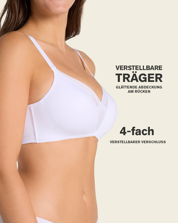 Sujetador sin aro de push up alto incorporado Magical Bra#color_000-blanco