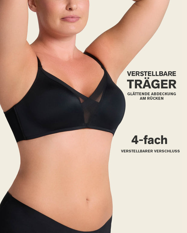 Sujetador sin aro de push up alto incorporado Magical Bra#color_700-negro