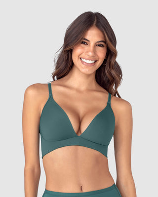Sujetador sin aro total comodidad Elemental Bra#color_613-verde-oscuro
