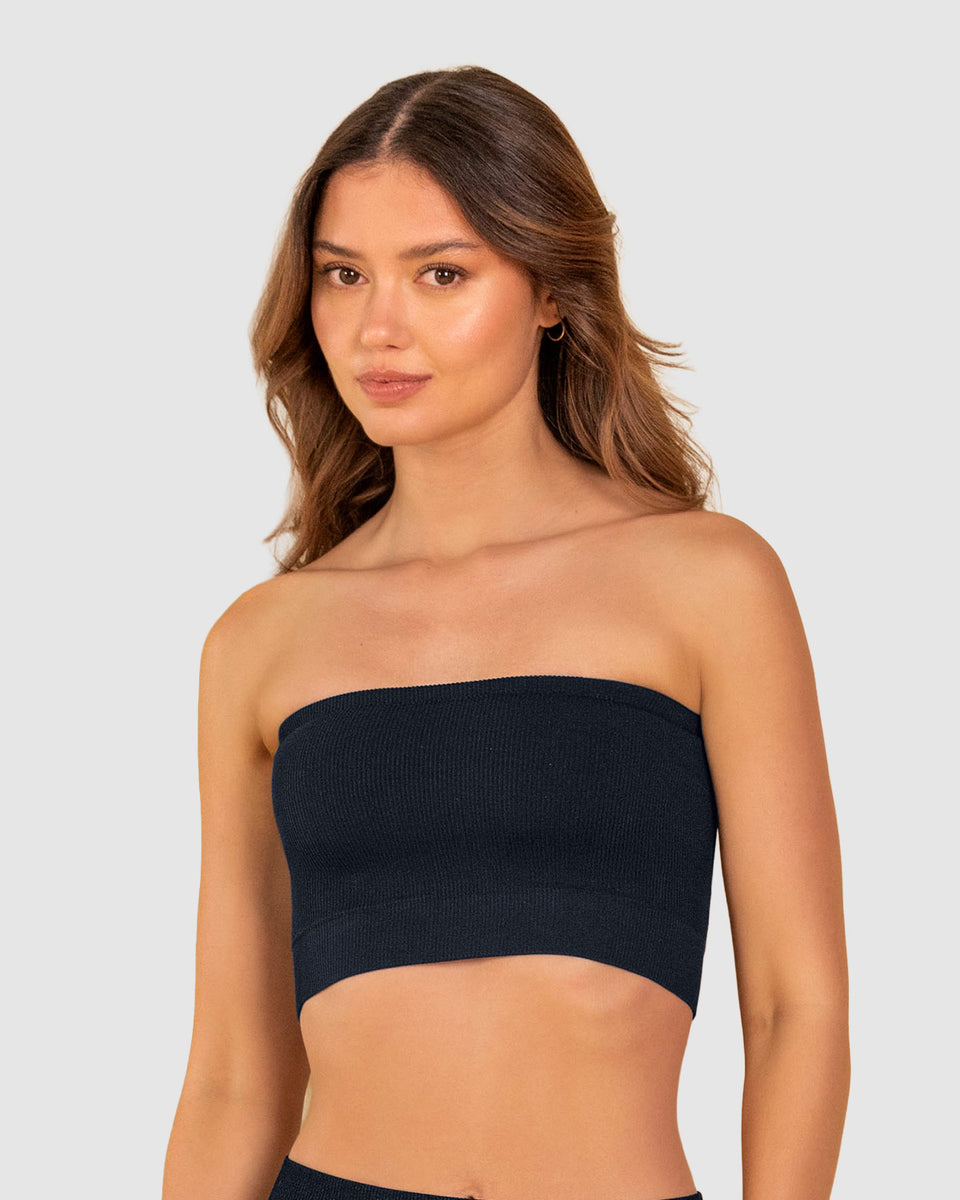 Top sin tirantes sin costuras