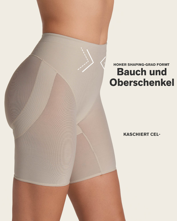 Braga faja tipo short levanta glúteos de control en abdomen#color_802-habano-claro