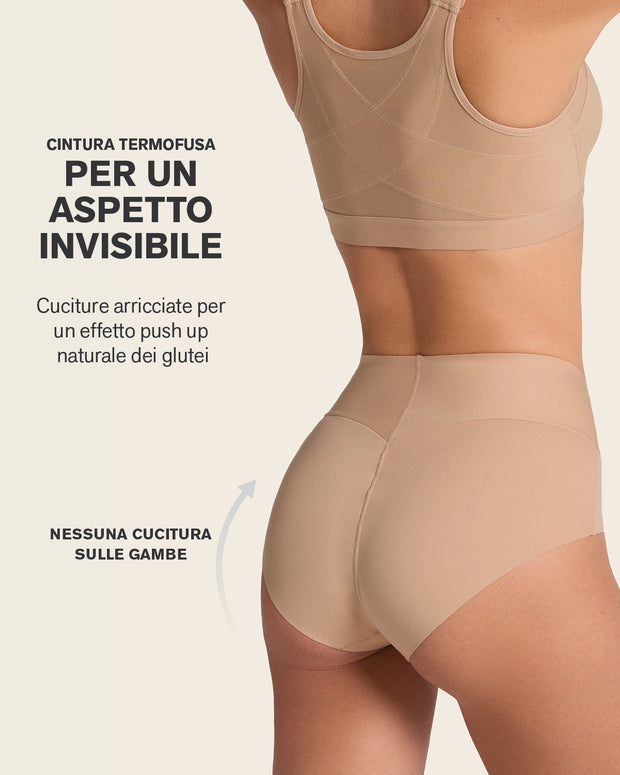 Braga clásico tiro alto de control fuerte de abdomen#color_801-habano-claro