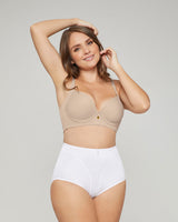 Paquete x 2 bragas fajas clásicas con control suave de abdomen#color_000-blanco